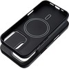 OEM dėklas, skirtas iPhone 14, Carbon Elite Mag Cover, suderinamas su MagSafe juodas