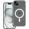 Oem Originalus „iPhone 15 PLUS“ dėklas, skaidrus, 2 mm „Mag“ dangtelis, suderinamas su „MagSafe“ (fotoaparato apsauga), permatomas