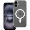 Oem Originalus „iPhone 16 PLUS“ dėklas, skaidrus, 2 mm „Mag“ dangtelis, suderinamas su „MagSafe“ (fotoaparato apsauga), permatomas
