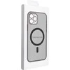 Oem CLEAR MAG COVER dėklas suderinamas su MagSafe skirtas Samsung Galaxy S25 juodos spalvos
