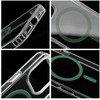 Oem Dėklas na Samsung A57 Drop Glue Colorful Ring Mag Cover zgodne su MagSafe ciemnozielone