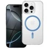 Oem Drop Glue Colorful Ring Mag dėklas suderinamas su MagSafe skirtas Samsung Galaxy A36 mėlynos spalvos