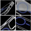 Oem Dėklas na Samsung A27 Drop Glue Colorful Ring Mag Cover zgodny su MagSafe jasnoniebieskie
