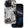 „iPhone 15 PRO MAX“ dėklas „Forcell F-Protect Mirage“, suderinamas su kariniu kritimo testu, sidabrinis rūkas