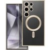 Oem ELECTRO MAG COVER dėklas suderinamas su MagSafe skirtas Samsung Galaxy S25 Edge aukso spalvos