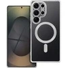Oem ELECTRO MAG COVER dėklas suderinamas su MagSafe skirtas Samsung Galaxy S25 Ultra sidabro spalvos