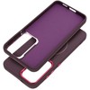 Dėklas Futerał FRAME MAG COVER kompatybilny su MagSafe do SAMSUNG S26 Plus violetinė
