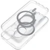 Oem Originalus „iPhone 16 Clear Mag Cover Elite“ dėklas (STR / NEGELTONAS / SU KAMEROS VALDYMO MYGTUKU), suderinamas su skaidriu „MagSafe“