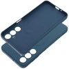 Oem SILICONE MAG COVER dėklas suderinamas su MagSafe skirtas Samsung Galaxy A16 mėlynos spalvos