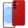 Oem Silikoninis MAG COVER dėklas suderinamas su MagSafe skirtas Samsung Galaxy S25 Edge red