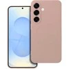 Oem Silikoninis MAG COVER dėklas suderinamas su MagSafe skirtas Samsung Galaxy S25 Edge rožinės spalvos