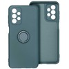 Oem SILICONE RING dėklas skirtas Samsung Galaxy A36 5G žalios spalvos