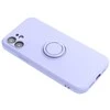 Dėklas Futerał do Xiaomi Redmi Note 15 5G Silicone Ring violetinė