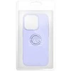 Oem SILICONE RING dėklas skirtas Xiaomi Redmi Note 14 Pro Plus 5G violetinės spalvos