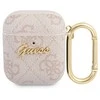 Apple AirPods Guess 4G Script Metal Collection (GUA24GSMP) ausinių dėklas rožinės spalvos