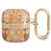 Apple AirPods ausinių dėklas Guess AirPods Paisley Strap Collection (GUA2HHFLD) aukso spalvos