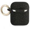 Guess GUA2SGGEK AirPods dėklas juodos spalvos Silicone Glitter