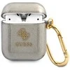 Guess dėklas, skirtas Airpods GUA2UCG4GK juodos spalvos Glitter Collection