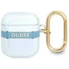 Guess GUA2HHTSB AirPods dėklas mėlynos spalvos Strap Collection