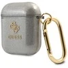 Guess dėklas, skirtas Airpods GUA2UCG4GK juodos spalvos Glitter Collection