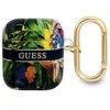 Apple AirPods ausinių dėklas Guess AirPods Flower Strap Collection (GUA2HHFLB) mėlynos spalvos
