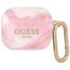 Guess GUA3UNMP AirPods 3 dėklas rožinės spalvos Marble Collection