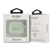 Guess GUA3LSCHSN AirPods 3 dėklas žalios spalvos Silicone Charm Heart Collection