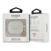 Dėklas GUESS GUA3LSC4EG AIRPODS 3 COVER GRAY/GRAY SILICONE CHARM 4G COLLECTION