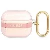 Guess GUA3HHTSP AirPods 3 dėklas rožinės spalvos Strap Collection