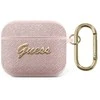 Guess GUA3SASMP AirPods 3 dėklas rožinės spalvos Saffiano Script Metal Collection