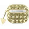 Dėklas Apple AirPods 3 Guess Hardcase Rhinestone Triangle (GUA3HDGTPD) auksinis