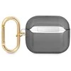 Dėklas GUESS GUA3HTSK AIRPODS 3 COVER Juodas/Juodas STRAP COLLECTION