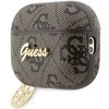 Dėklas Guess GUAP2G4GSMW AirPods Pro 2 dangtelis rudas/rudas 4G žavesio kolekcija