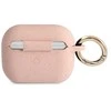 Guess GUAPSGGEP AirPods Pro dėklas rožinės spalvos Silicone Glitter