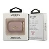 Dėklas GUESS GUAPSASMP AIRPODS PRO COVER Rožinis/Rožinis SAFFIANO SCRIPT METAL COLLECTION