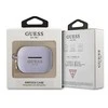 Guess GUAPSGGEU AirPods Pro dėklas violetinės spalvos Silicone Glitter