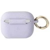 Guess GUAPSGGEU AirPods Pro dėklas violetinės spalvos Silicone Glitter