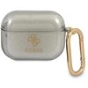 Dėklas GUESS GUAPUCG4GK AIRPODS PRO COVER JUODA/Juodas GLITTER COLLECTION