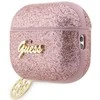 Guess 4G Glitter Flake - dėklas skirtas Apple AirPods Pro 2 (Rožinė)