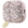 „Guess“ dėklas, skirtas „AirPods Pro 2 GUAP2PGCE4CP“, rožinis „Gcube Classic Gold Logo W/Charm“