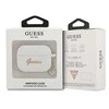 Guess GUAPLSCHSH AirPods Pro dėklas baltos spalvos Silicone Charm Heart Collection