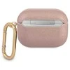 Dėklas GUESS GUAPSASMP AIRPODS PRO COVER Rožinis/Rožinis SAFFIANO SCRIPT METAL COLLECTION