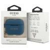 Guess GUACAPSILGLBL AirPods Pro dėklas mėlynos spalvos silikoninis Glitter