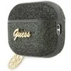 Apple AirPods Pro 2 Guess Glitter Flake 4G Charm (GUAP2GLGSHA) ausinių dėklas žalios spalvos