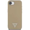 „Guess 4G Circle Classic Logo MagSafe“ dėklas, skirtas iPhone 16e - ruda