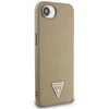„Guess 4G Circle Classic Logo MagSafe“ dėklas, skirtas iPhone 16e - ruda