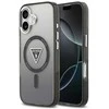 GUESS dėklas, skirtas IPHONE 17, suderinamas su MagSafe GUHMP17SHGTMLCGK (IML gradientas su trikampio logotipu), juodas