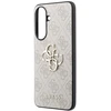 Guess PU 4G Metal Logo dėklas skirtas Samsung Galaxy A37 rožinės spalvos