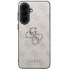 Guess PU 4G Metal Logo dėklas skirtas Samsung Galaxy A37 rožinės spalvos