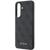 Guess PU 4G Metal Classic Logo dėklas skirtas Samsung Galaxy A37 pilkos spalvos
